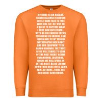 Carrot MY NAME IS ZAK BAGANS - GHOST ADVENTURES Premium Sweatshirt - SnappyArt