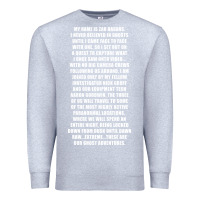 Heather Grey MY NAME IS ZAK BAGANS - GHOST ADVENTURES Premium Sweatshirt - SnappyArt