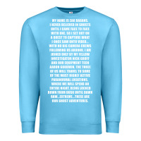 Ocean Blue MY NAME IS ZAK BAGANS - GHOST ADVENTURES Premium Sweatshirt - SnappyArt