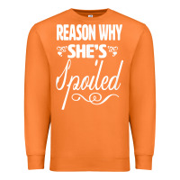 Carrot the reason she is spoiled couples matching set valentines t shirt Premium Sweatshirt - SnappyArt