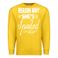 Lemon the reason she is spoiled couples matching set valentines t shirt Premium Sweatshirt - SnappyArt