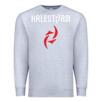 Heather Grey halestorm black Premium Sweatshirt - SnappyArt