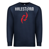 Navy halestorm black Premium Sweatshirt - SnappyArt