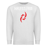 Oatmeal Heather halestorm black Premium Sweatshirt - SnappyArt