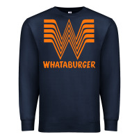 Navy whataburger Premium Sweatshirt - SnappyArt