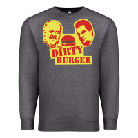 Charcoal Heather Dirty Burger Premium Sweatshirt - SnappyArt