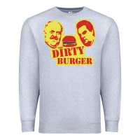 Heather Grey Dirty Burger Premium Sweatshirt - SnappyArt