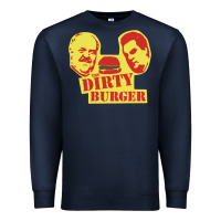 Navy Dirty Burger Premium Sweatshirt - SnappyArt