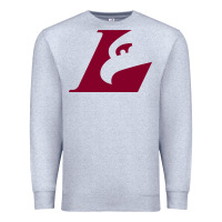 Heather Grey UW-La Crosse maroon Premium Sweatshirt - SnappyArt