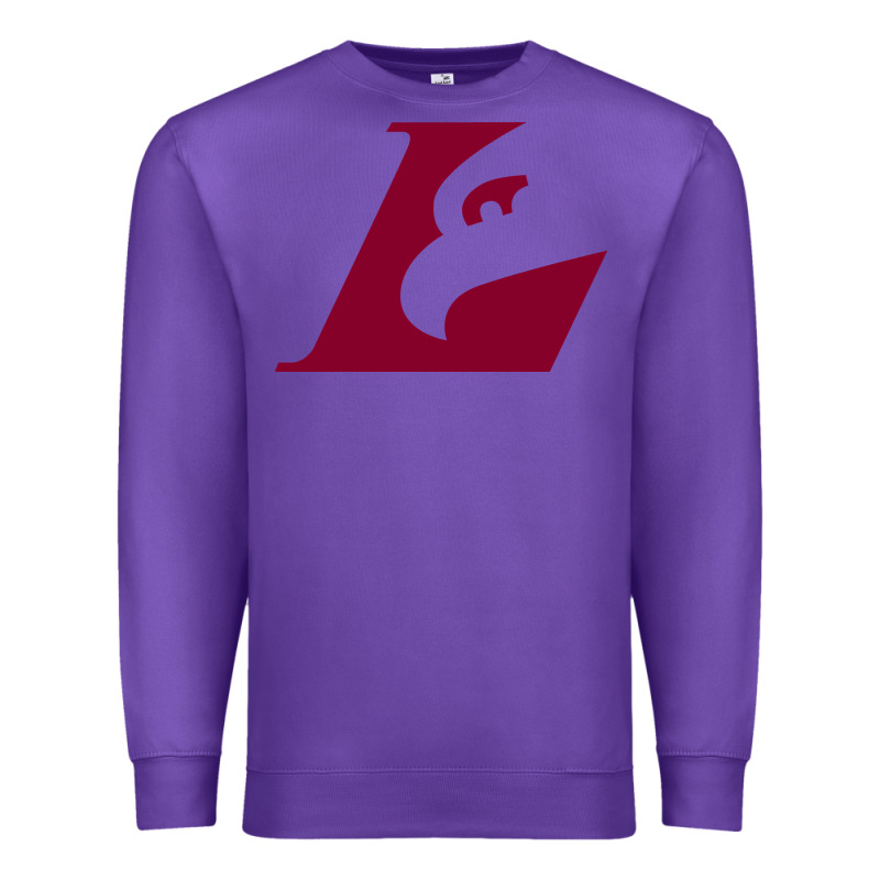 Uw-la Crosse Maroon Premium Sweatshirt by SnappyArt | Teevron