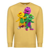Antique Gold new 755 barney and friends cute Premium Sweatshirt - SnappyArt