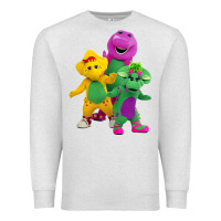 Oatmeal Heather new 755 barney and friends cute Premium Sweatshirt - SnappyArt