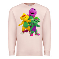 Pale Pink new 755 barney and friends cute Premium Sweatshirt - SnappyArt
