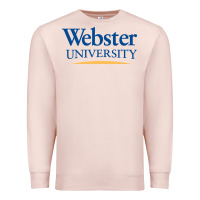 Pale Pink webster university Premium Sweatshirt - SnappyArt