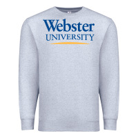 Heather Grey webster university Premium Sweatshirt - SnappyArt