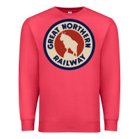 Cardinal Great Northern Railroad Premium Sweatshirt - SnappyArt