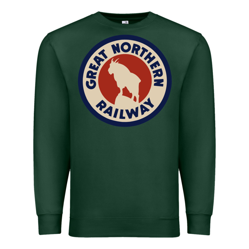Great Northern Railroad Premium Sweatshirt by SnappyArt | Teevron