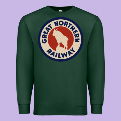 Great Northern Railroad Premium Sweatshirt Designed By Snappyart