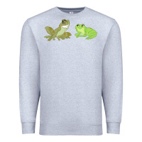 Heather Grey The Princess and the Frog Tiana and Naveen Art Premium Sweatshirt - SnappyArt