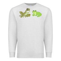 Oatmeal Heather The Princess and the Frog Tiana and Naveen Art Premium Sweatshirt - SnappyArt