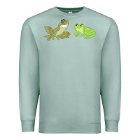 Seafoam The Princess and the Frog Tiana and Naveen Art Premium Sweatshirt - SnappyArt
