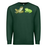 Sports Green The Princess and the Frog Tiana and Naveen Art Premium Sweatshirt - SnappyArt
