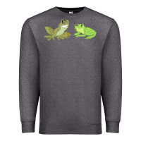 Charcoal Heather The Princess and the Frog Tiana and Naveen Art Premium Sweatshirt - SnappyArt
