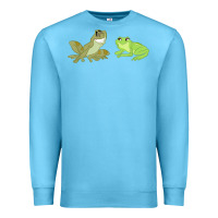 Ocean Blue The Princess and the Frog Tiana and Naveen Art Premium Sweatshirt - SnappyArt