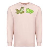 Pale Pink The Princess and the Frog Tiana and Naveen Art Premium Sweatshirt - SnappyArt