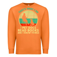 Carrot that what i do i pet dogs read books and i know things t shirt Premium Sweatshirt - SnappyArt