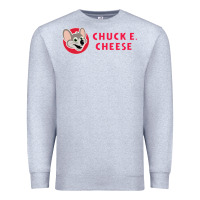 Heather Grey chuck e cheese Premium Sweatshirt - SnappyArt
