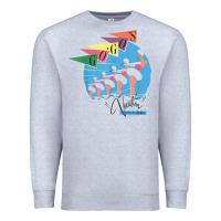 Heather Grey the go go's   vacation retro t shirt Premium Sweatshirt - SnappyArt