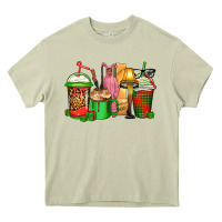 Mossy christmas movie coffee cups Heavy Core Tee - CowGirlArtShop