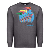 Charcoal Heather the go go's   vacation retro t shirt Premium Sweatshirt - SnappyArt