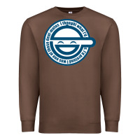 Chestnut Laughing Man GHOST IN THE SHELL Classic Premium Sweatshirt - SnappyArt