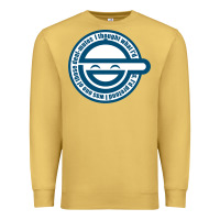 Antique Gold Laughing Man GHOST IN THE SHELL Classic Premium Sweatshirt - SnappyArt