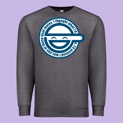 Laughing Man Ghost In The Shell Classic Premium Sweatshirt Designed By Snappyart