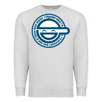 Dove Grey Laughing Man GHOST IN THE SHELL Classic Premium Sweatshirt - SnappyArt