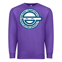 Purple Laughing Man GHOST IN THE SHELL Classic Premium Sweatshirt - SnappyArt