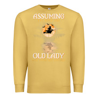 Antique Gold assuming i'm just an old lady was your first mistake witch Premium Sweatshirt - SnappyArt