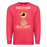 Cardinal assuming i'm just an old lady was your first mistake witch Premium Sweatshirt - SnappyArt