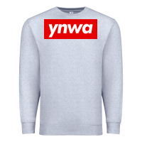 Heather Grey ynwa Premium Sweatshirt - SnappyArt