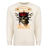 Sandshell pirate the beatings will continue until morale improves Premium Sweatshirt - SnappyArt