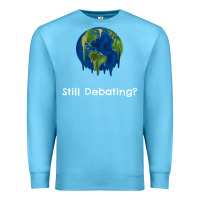 Ocean Blue environmental climate change still debating summer Premium Sweatshirt - SnappyArt