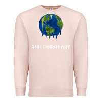Pale Pink environmental climate change still debating summer Premium Sweatshirt - SnappyArt