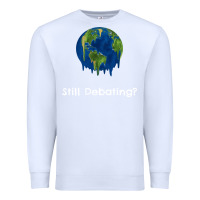 White environmental climate change still debating summer Premium Sweatshirt - SnappyArt