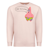 Pale Pink Patrick Classic Premium Sweatshirt - SnappyArt