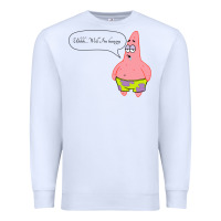 White Patrick Classic Premium Sweatshirt - SnappyArt