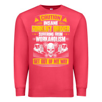 Cardinal forklift operator get out of my way forklift driver t shirt Premium Sweatshirt - SnappyArt