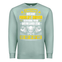Seafoam forklift operator get out of my way forklift driver t shirt Premium Sweatshirt - SnappyArt